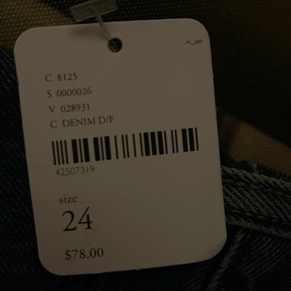 - ⭐️Free People-⭐️Jean Shorts Denim Frayed Edges Size 24 NWT! - Picture 8 of 15